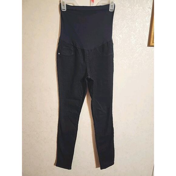 Indigo Blue Maternity Secret Fit Belly Jegging Jeans sz S Dark Blue - Picture 1 of 6